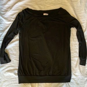 Off the shoulder shirt